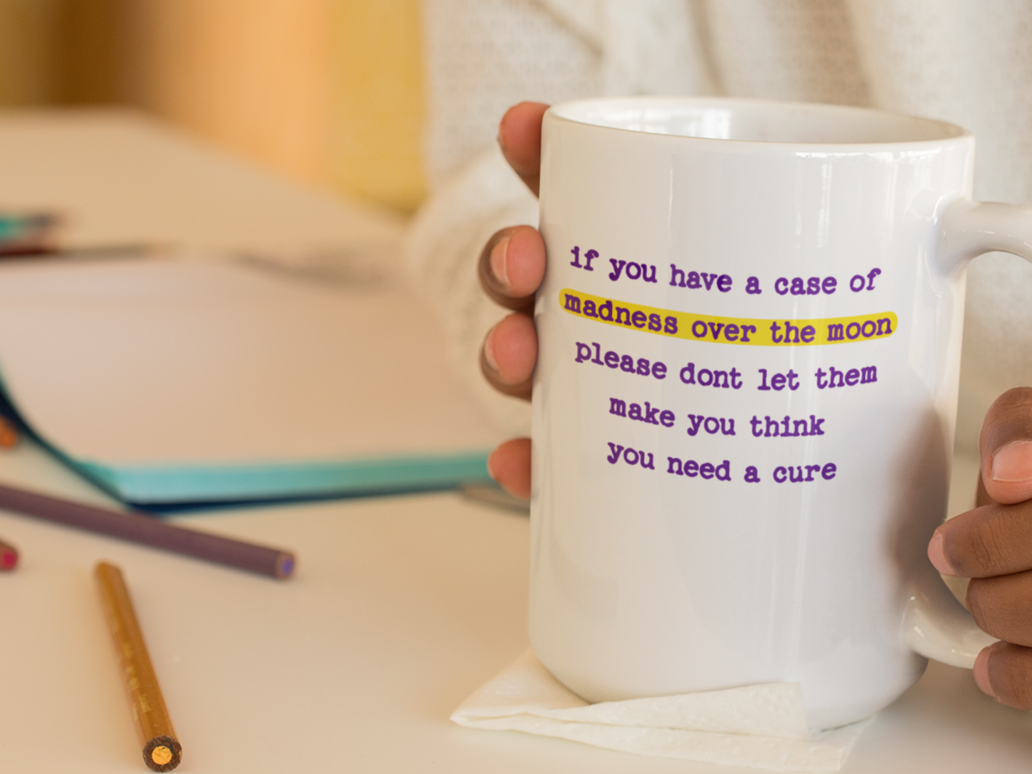 If you have a case of madness over the moon mug